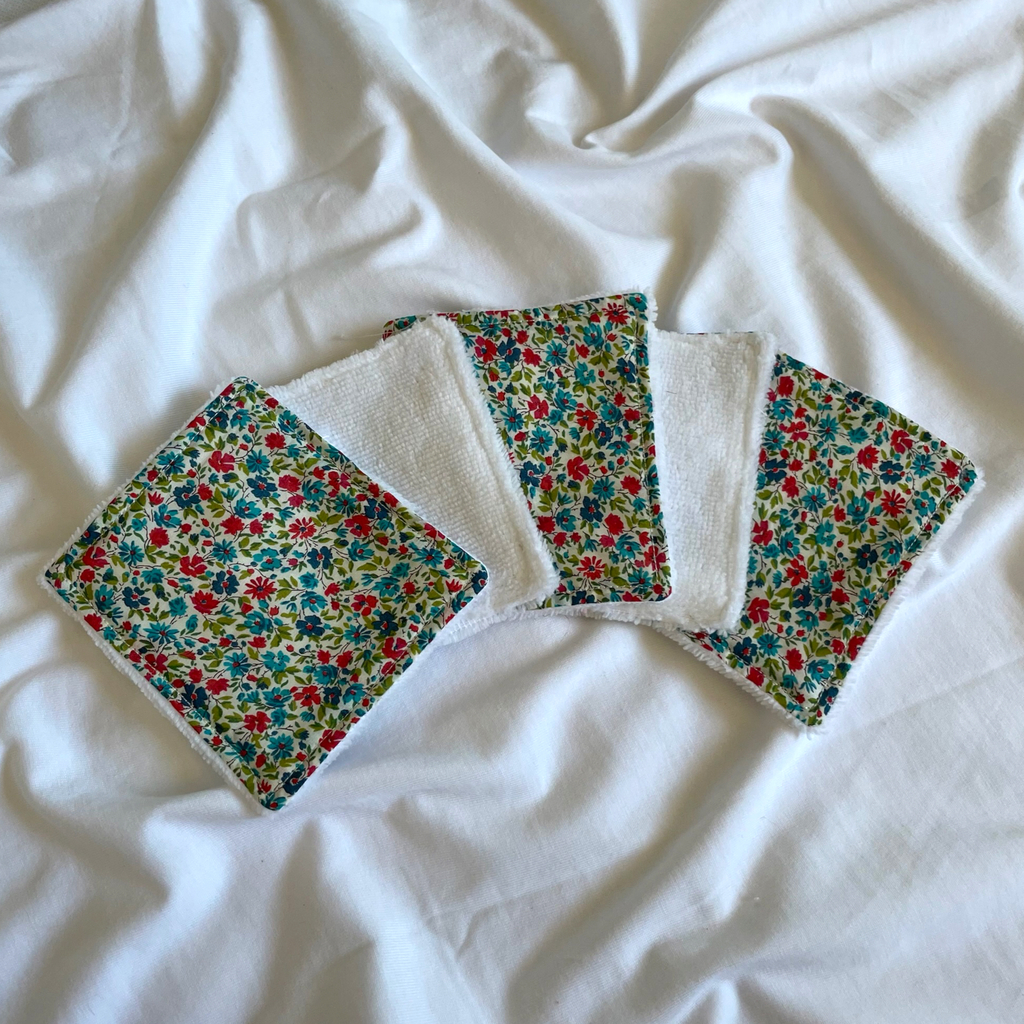 Lingettes démaquillantes réutilisables Liberty
