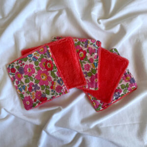 Lingettes démaquillantes réutilisables Liberty