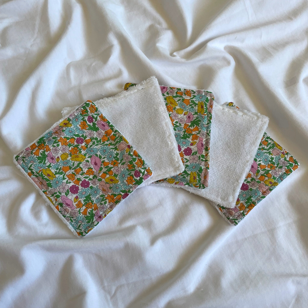 Lingettes démaquillantes réutilisables Liberty